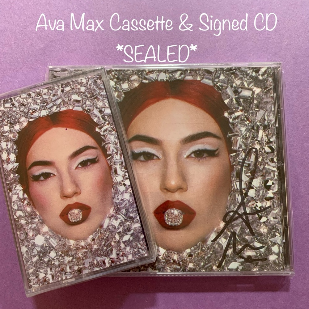 🖤Ava Max Signed CD & Cassette Set